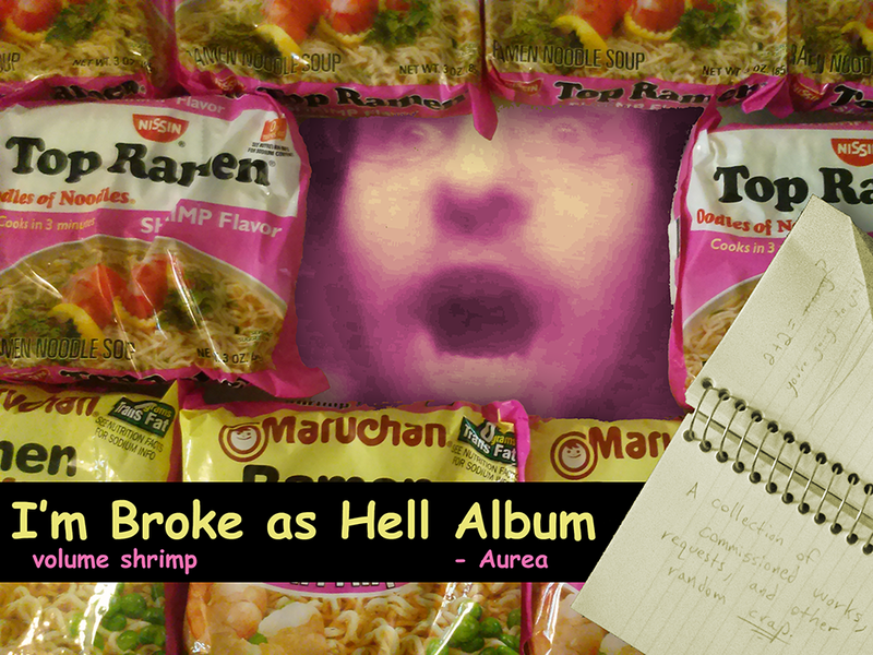 Файл:Aurea - I'm Broke as Hell Album volume shrimp.png